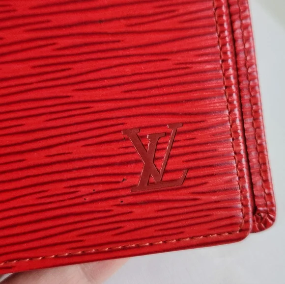 Louis Vuitton Red Epi Leather Wallet - Picture 5 of 9